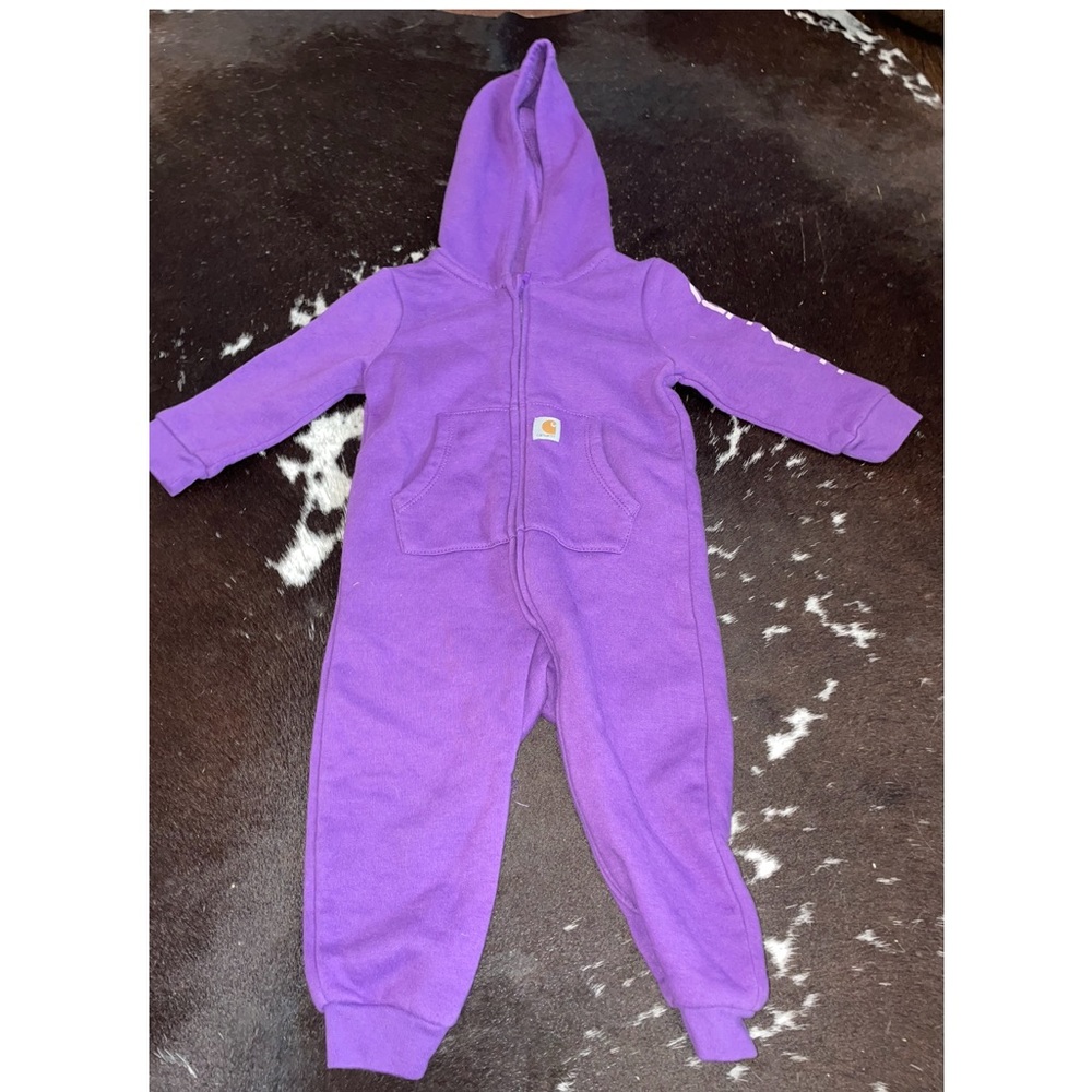 Purple toddler Carhartt bodysuit